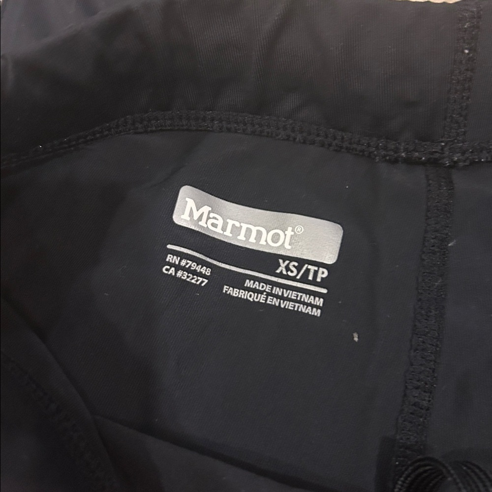 Marmot Outdoor Black Leggings - Picture 2 of 4
